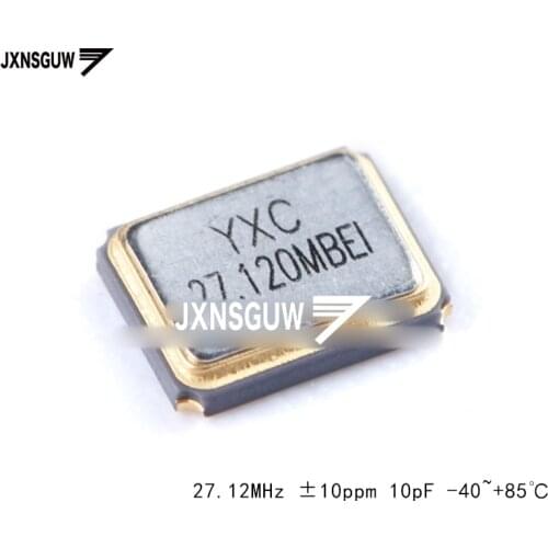 10PCS SMD passive crystal oscillator YSX321SL 27.12MHz 10ppm 10pF X32252712MMB4S/4P