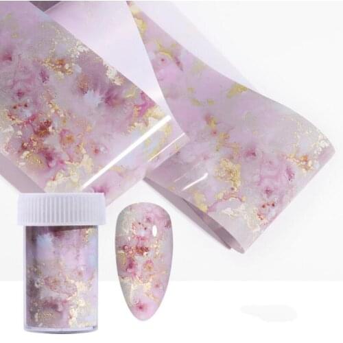 100cm Nail Transfer Ink Smudge Clouds Starry Sky Sticker Marble Pattern Starry Sky Paper Japanese Style Nail Decoration T1600
