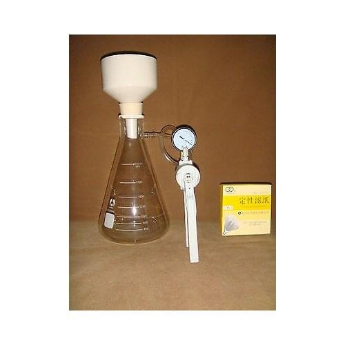 2000ml Filtration Kit(filtration Flask+Buchener Funnel+Vacuum Pump+filter Paper)