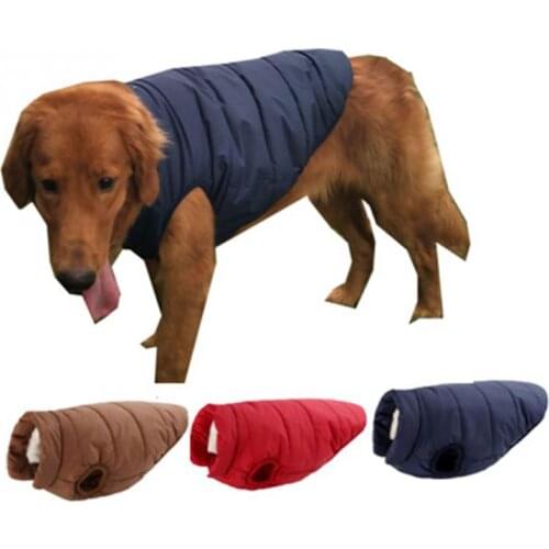 2018 Winter Cotton Pet Dog Vest Jacket Clothing Autumn Winter Windproof Warm Dog Clothes Coat for Small Medium Large Dogs XS-3XL