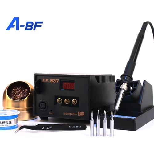 A-BF Industrial Soldering Station Anti-static Constant Temperature Digital Welding Station Electric Soldering Iron 220V