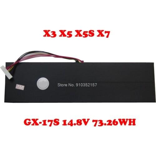 Battery For Gigabyte X3 X5 X5S X7 GX-17S 14.8V 73.26WH New