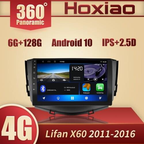 Android 10.0 Voice Control Car Radio Multimedia Video Player For Lifan X60 2011 2012 2013 2014 2015 2016 GPS 2din IPS 6GB+128GB