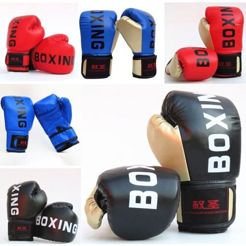 Boxing Gloves for Kids Adults Muay Thai Boxe Sanda Equipment Free Fight Martial Arts Kick Boxing Training Glove Training