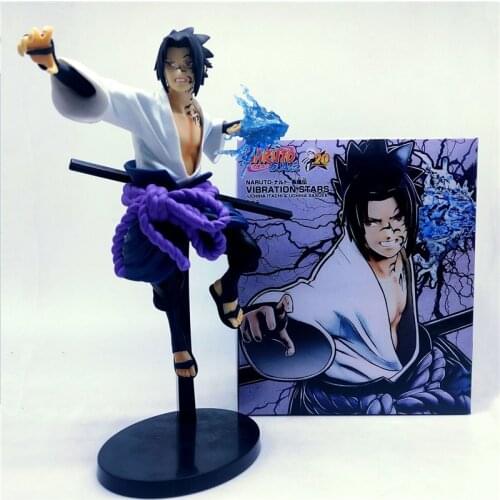 20cm Anime Figurine Chidori Uchiha Sasuke Figure Battle ver. Decoration PVC Collect models toys doll gifts