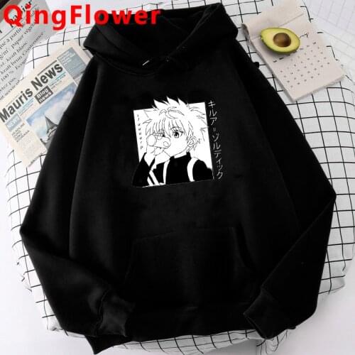 Hunter x Hunter Killua Hisoka hoodies male Ulzzang printed y2k aesthetic Oversized male clothing graphic anime