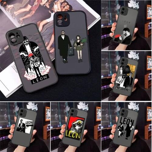 Leon the Professional Phone Case For iPhone 12 11 Mini Pro XR XS Max 7 8 Plus X Matte transparent cover