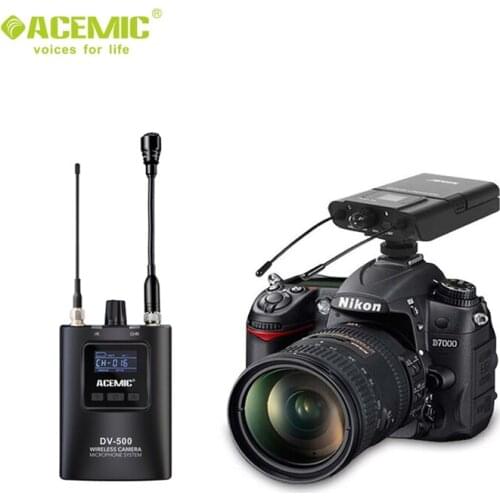 ACEMIC DV-500 Interview Microphone Camera Microphone Video Camera Microphone Support Audio Calibration
