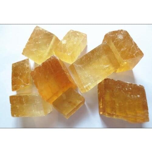 100g Natural gold calcite raw stone furnishing crystal mineral crystal