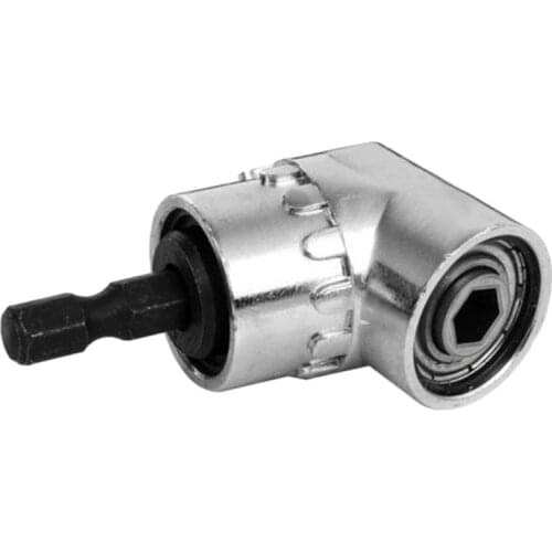 NEW 105 Degree Steel Right Angle Drilling Corner Screwdriver Quick Change Hex Shank Extension Electric Repair Tool