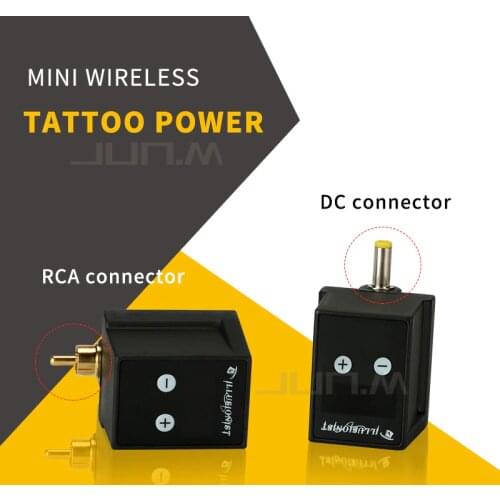 New Rechargable Machine Battery Wireless Tattoo Power Supply For RCA/DC Tattoo Machine Gun Supply