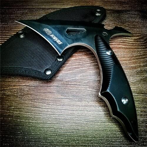 134mm 9CR18MOV Blade Fixed Blade Knife Multifunctional Portabl Blade Axes Outdoor Tomahawk Machete Outdoor Hunting Axe Fighting