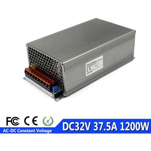 Switch Power Supply DC 32V 37.5A Adapter Converter Transformer 110V 220V AC to DC32V SMPS For Stepper Motor Monitor CNC CCTV