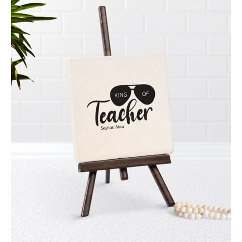 Personalized Teacher 'S King Şovaleli Natural Taş-1