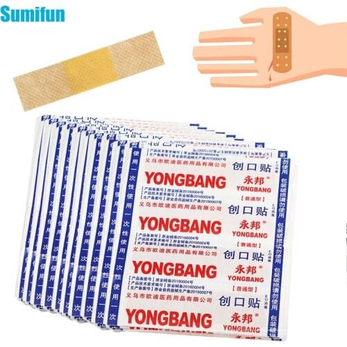 50pcs Breathable Waterproof Bandages First Band Aid Hemostasis Patch Adhesive Plaster Wound Dressings Paste Injured Skin Care