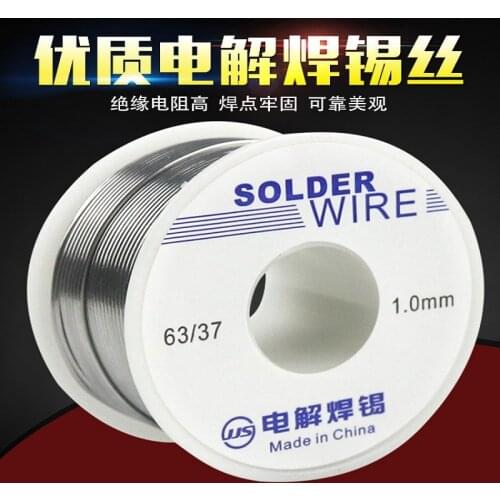 Manufacturer direct sale foreign trade solder wire 63 / 37 small roll solder wire 0.60.8 1.0mm solder wire 100g customized is ok