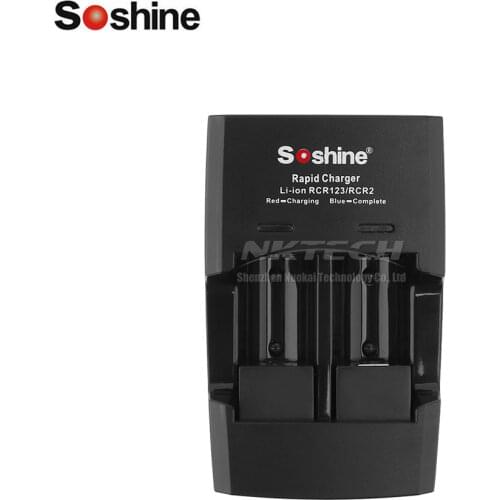 SC-S5 Soshine Intelligent Quick Battery Charger Constant Current Car Chargers For RCR123 14250 CR2 16340 17335 15266 Batteries
