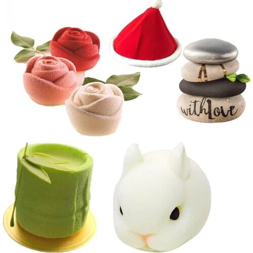 SHENHONG Silicone Mold For Baking Non-Stick Mousse Party Dessert Mould Cake Decorating Tools Pastry Kitchen Bakeware