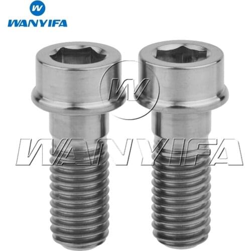 Wanyifa 2pcs Titanium Ti Bolt M10 x 25mm 1.25mm 1.5mm Screws Bolt Fit for DUCATI Brake Caliper