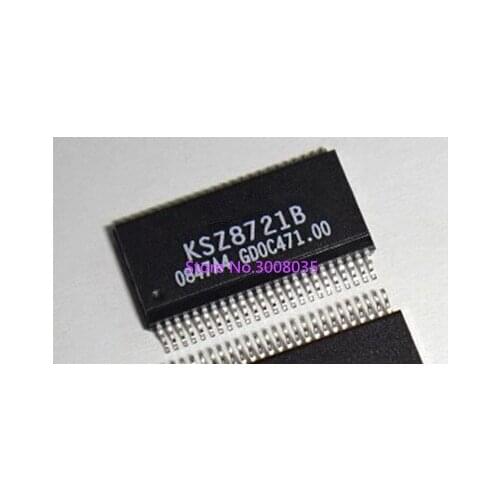 In stock can pay 5pcs/lot KSZ8721B KSZ8721BTR KSZ8721 48-SSOP