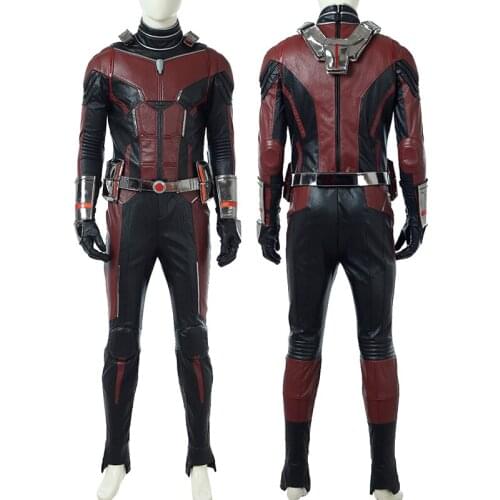 Adult Men Ant 2 Superhero Scott Lang Cosplay Costume Battle Clothes Halloween Party Outfit Full Props Suit With Shoes
