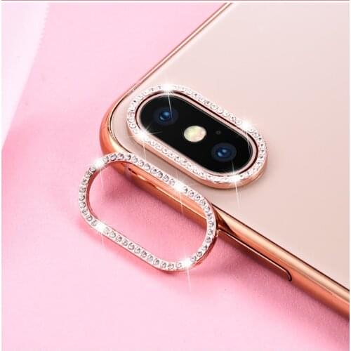 Bling Diamond Camera Lens Protector For iPhone 11 Pro Max Rhinestone Camera Protect Ring For iPhone SE 2020 XS Max X XR 7 8 Plus