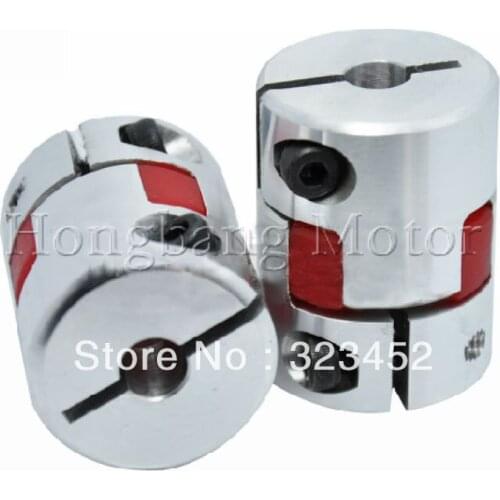 4PCS CNC Coupling Flexible 8x8mm D30L40 Jaw Spider Plum Coupling Shaft Coupler