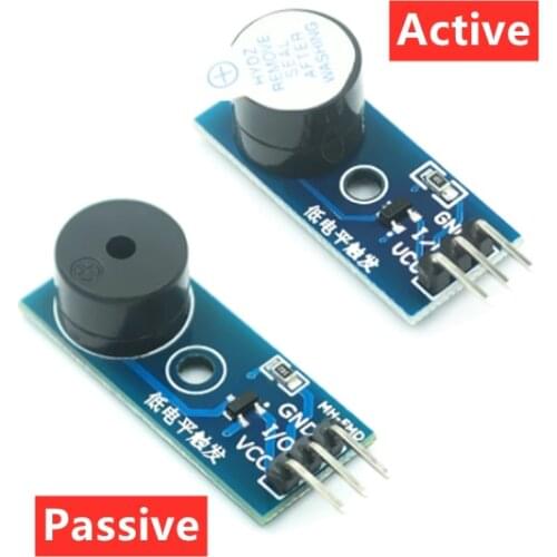 Active buzzer module passive high/low level trigger buzzer control board sound sensor smart car