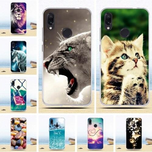 For Xiaomi Redmi Note 7 Case Cover Phone Funda for Xiaomi Redmi Note 7 Pro Case Silicone Soft TPU Coque Redmi Note 7 Pro Case
