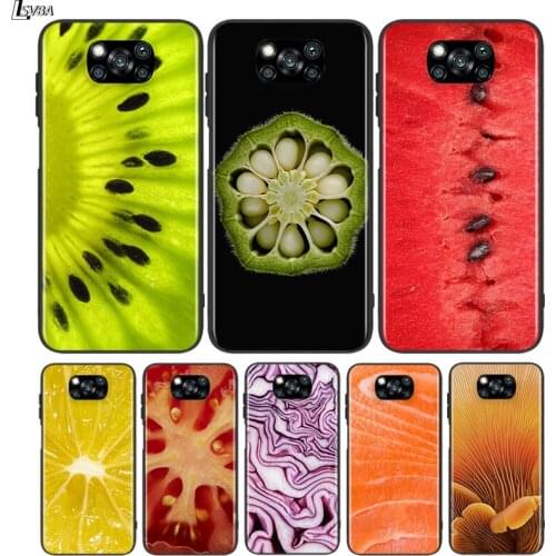 Black Cover Sweet fruit for Xiaomi Mi Mix 3 A3 A2 A1 Poco M3 M2 C3 X3 X2 NFC F2 F1 CC9 CC9E Pro Phone Case