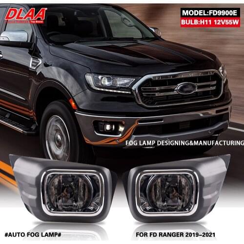 DLAA For RANGER 2019 2020 2021 Front Fog Lights Car Styling Spot Light Fog Lamps With Switch - 1 Pair