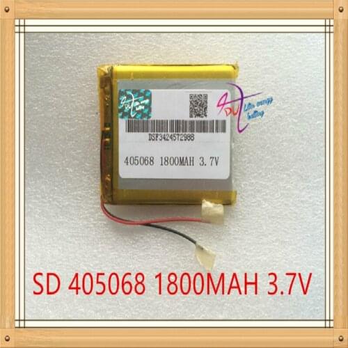 Liter energy battery 3.7V lithium polymer battery 405068 1800MAH MP4 MP5 GPS digital card speakers