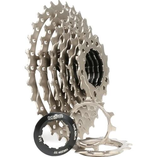 MEIJUN Mountain Bike Rotating Freewheel Card Type Flywheel 7/8/9/10 Speed 11-36T Bicycle Cassette Freewheels