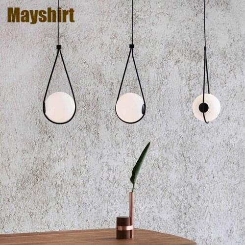 Nordic Iron Glass Ball Pendant Lamp for Living Room Bedroom Bedside Bar Dinning Room Lights Home Decor Modern LED Light Fixtures
