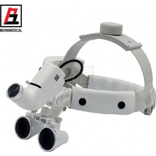 Portable ENT Led Medical Headlight Dental Surgical Loupes glass optical magnifier binocular loupes for LAB Surgery /product