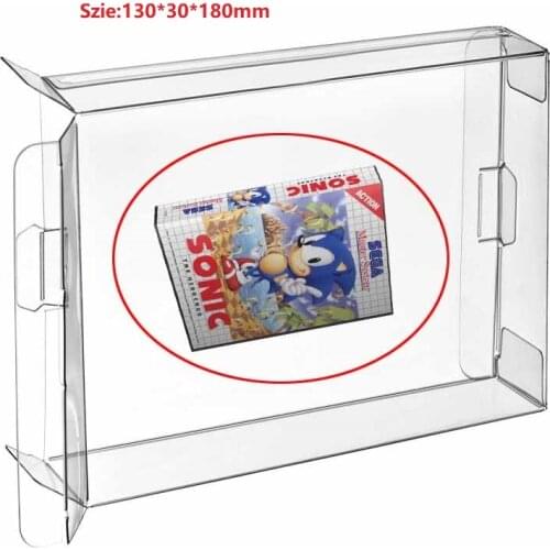 Ruitroliker 40Pcs Clear CIB Protecter Case Sleeve for Master box Games Cartridge Box