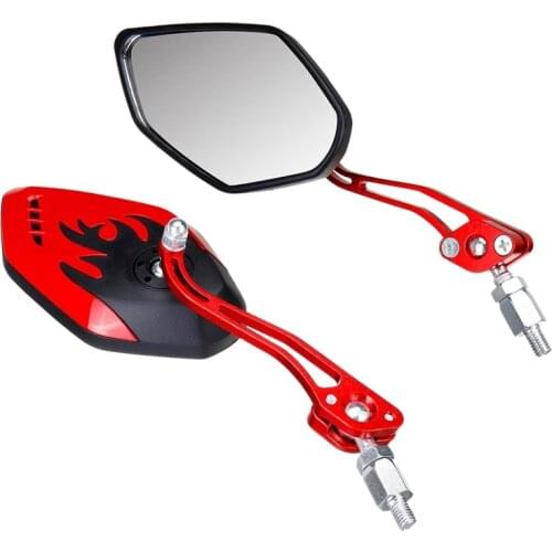 2PCS/Set Universal Motorcycle Rearview Mirrors Motorbike 360 Degree Rotation Motorcycle Motorbike Scooter Side Mirrors 8 / 10Mm