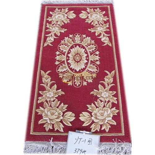 Vintage Belgian Savonnerie Rug Embroidered Wool Knitting Carpets Turkish Fashionable Household Decorates Circular