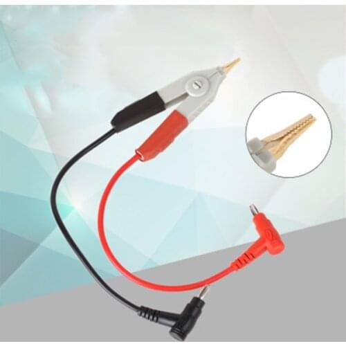 High-Precision Chip Capacitor Smd Test Clip Alligator Clip Test Fixture Copper-Plated Component Test Clip Electrical DIY Test