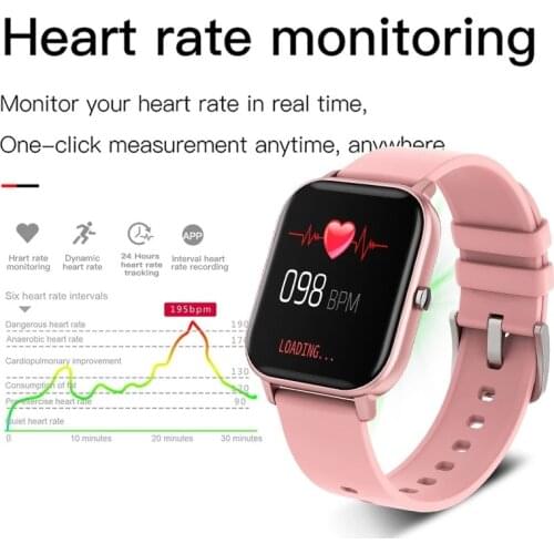 LIGE Women Multifunctional Smart Watch Unisex Style Heart Rate Pedometer Blood Pressure Monitoring Sports Ladies Smartwatch