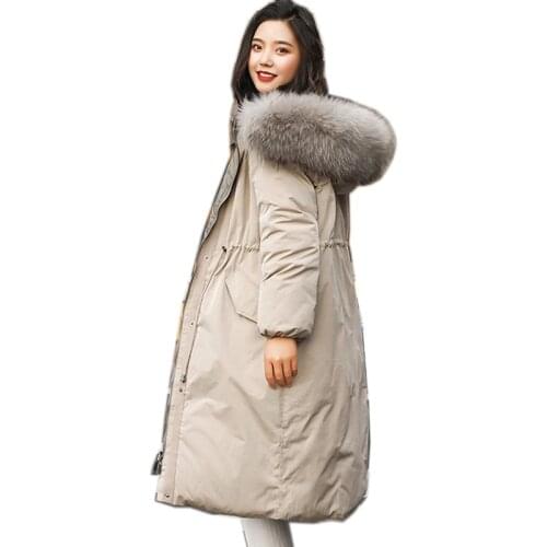 High quality Oversized 90% White Duck Down Coat Women Winter 2019 Causal Solid Hooded Light Plus Size Female Down Jackets Parkas