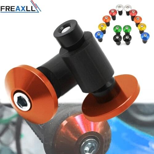 For Honda Yamaha R1 R6 R3 Kawasaki Z1000 Z800 Z750 Z900 Motorcycle Accessories 22mm 7/8" Handbar Motorbike Hand Bar Ends