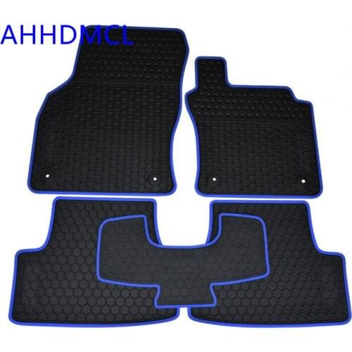 Car Rubber Mats Floor Mats Anti Slip Mat Carpets Feet Pads For Golf 7 MK7 2013 2014 2015 2016 2017 Right Hand Drive