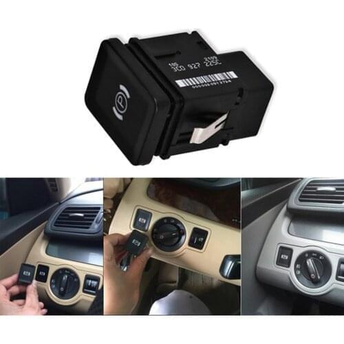 Car Electronic Parking Handbrake Switch Brake Button For Passat B6 C6 CC G1CG 2006-2009 3C0927225C
