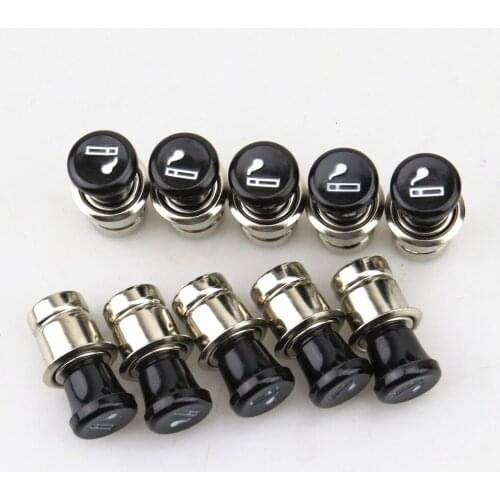 READXT 10pcs Auto Universal Car Cigarette Lighter Ignition 12V Power Plug Socket Output 20mm Auto Cigarette Lighter Car Styling