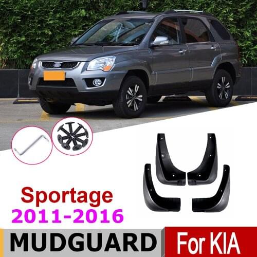 Mudguards For KIA Sportage SL JE KM 2016-2011 Over Fender Mud Flaps splash Guards Car Splash Accessories 2015 2014 2013 2012