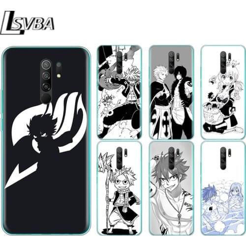 Fairy tail Comic Silicone Cover For Xiaomi Redmi Note 9 9A 9AT 9C 9S Pro Max 9T 8T 8 7 6 5 Pro 5A 4X 4 Phone Case