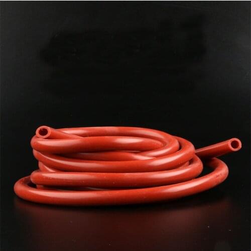 Length 1-10m red color silicone hose high tempetature resistance red silicone tube silicon hose