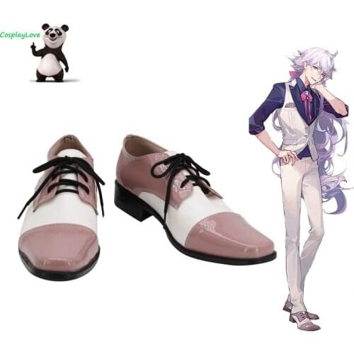 FGO Fate Grand Order Grand Caster Merlin Moon Goddess Event White Pink Shoes Cosplay Long Boots Custom Made