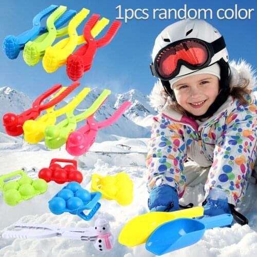 Snow Toys Snowball Clamp Children Outdoor Snowball Fight Thickened Clamp Sports Toy Children Playing With Snow Toys Outdoor